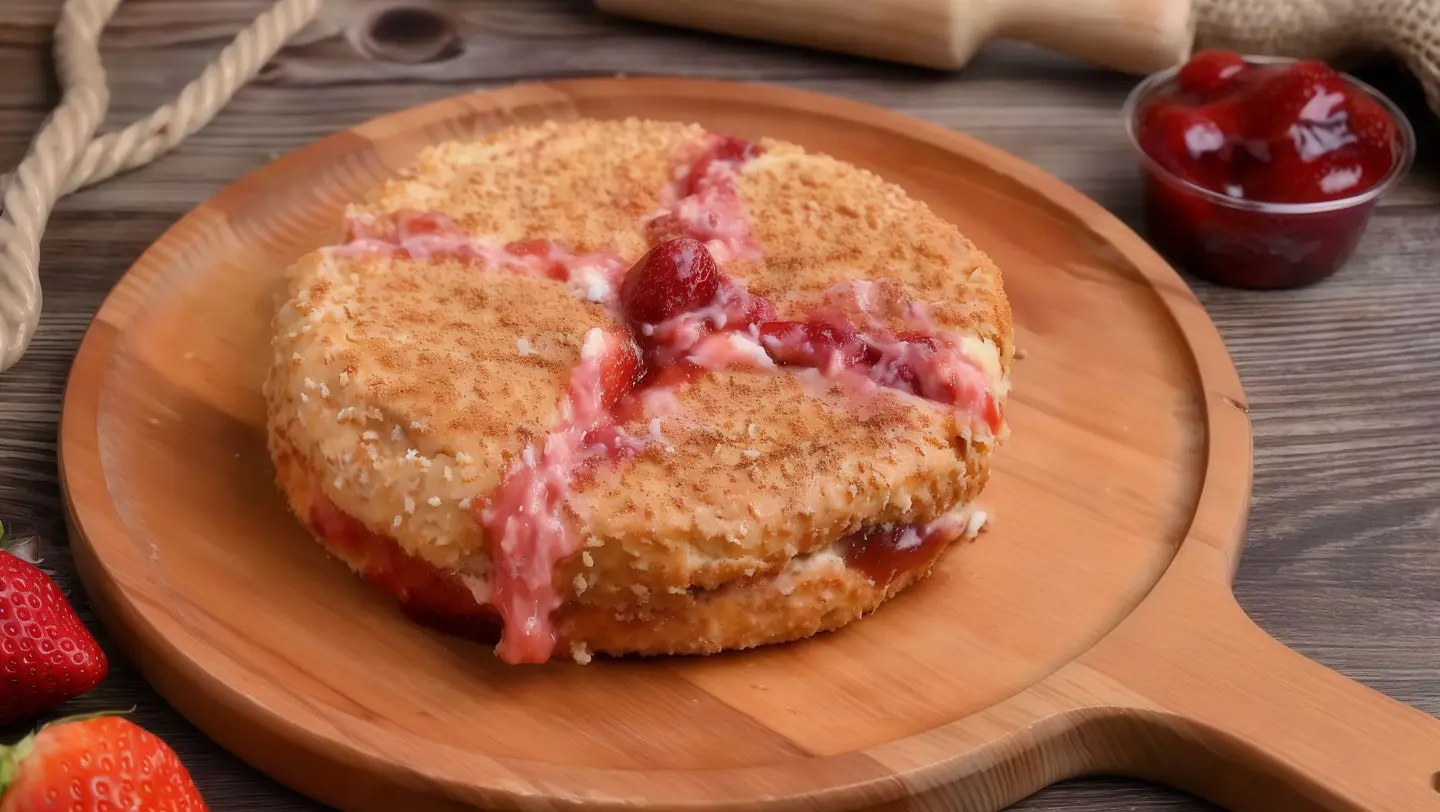 Kaak Cheese Cake With Strawberry