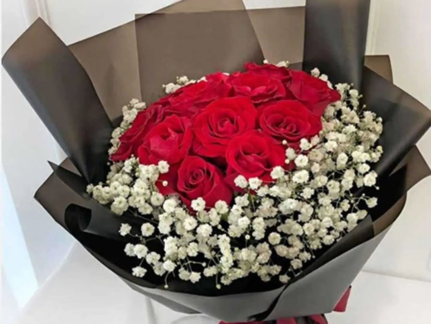 باقة حب مستديرة