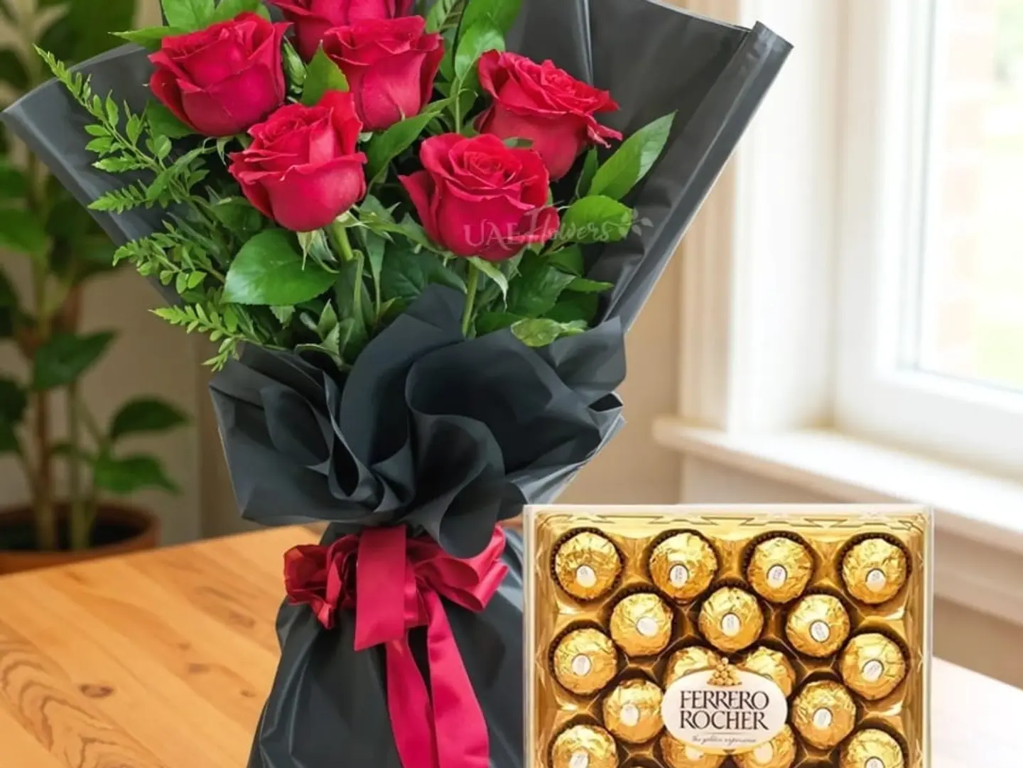 Package Bouquet With Chocolate