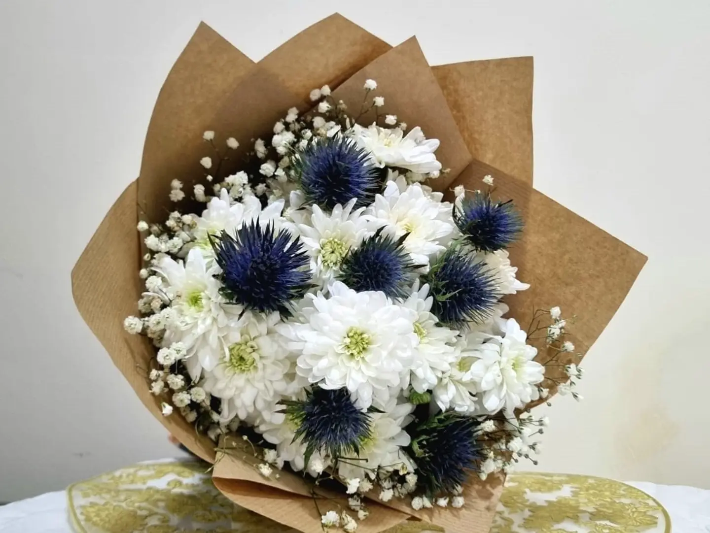 White Chrysanthemum Bouquet