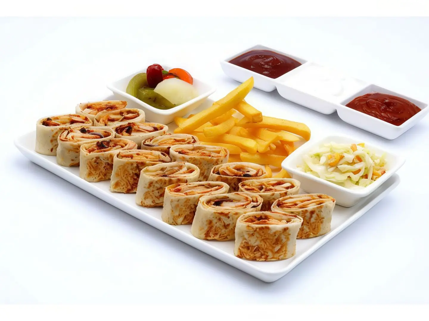 عربي شاورما دجاج دبل