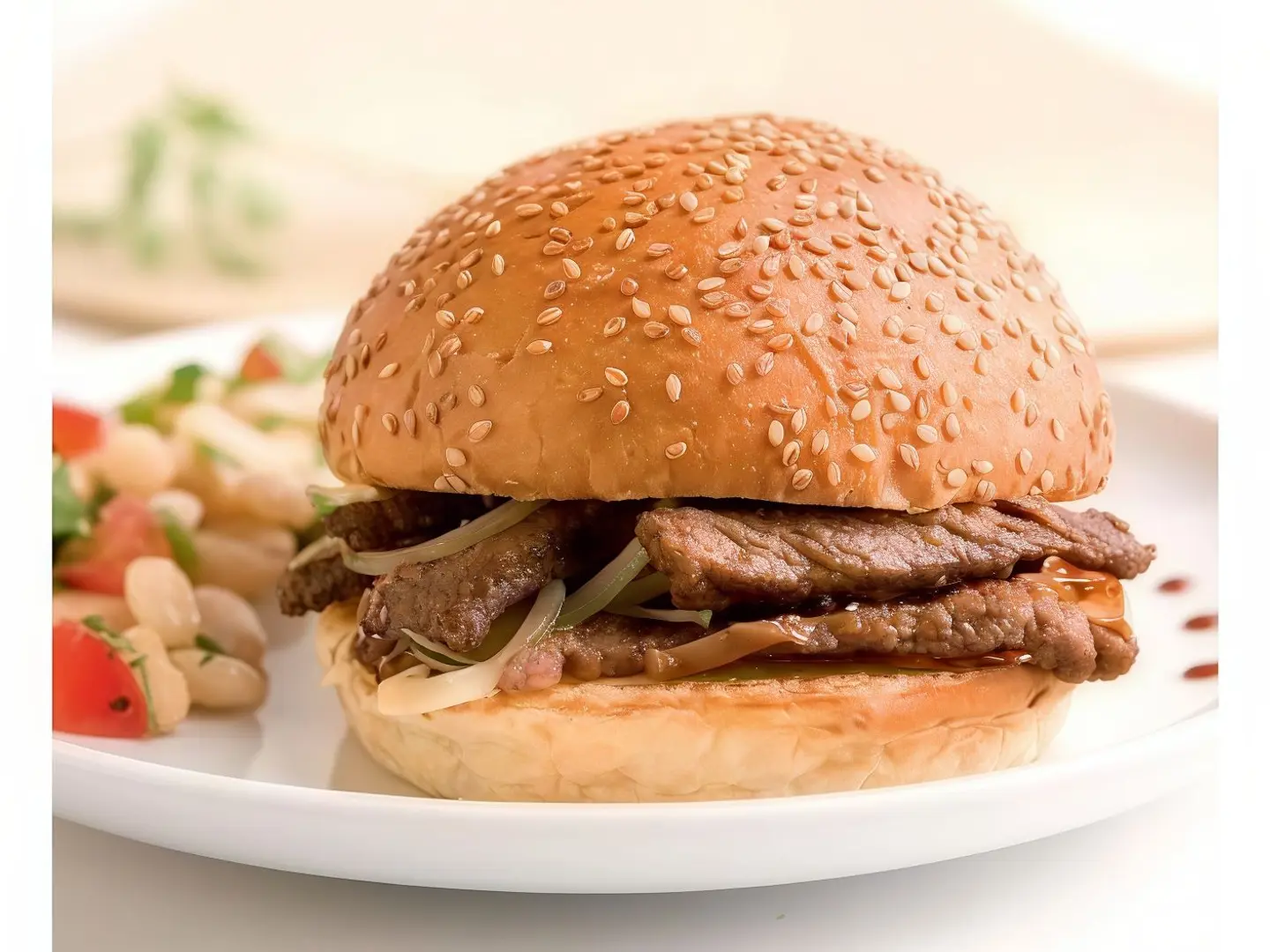 برجر شاورما لحم