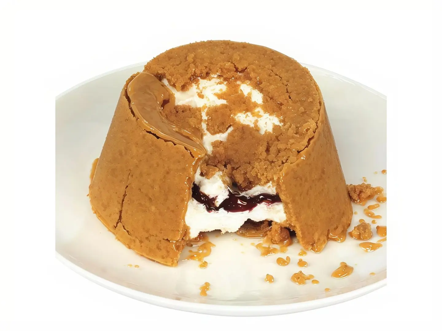 Inverted Caramel Cheesecake