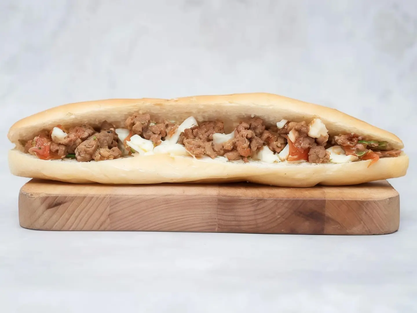 Lamb Liver Sandwich With Cheese