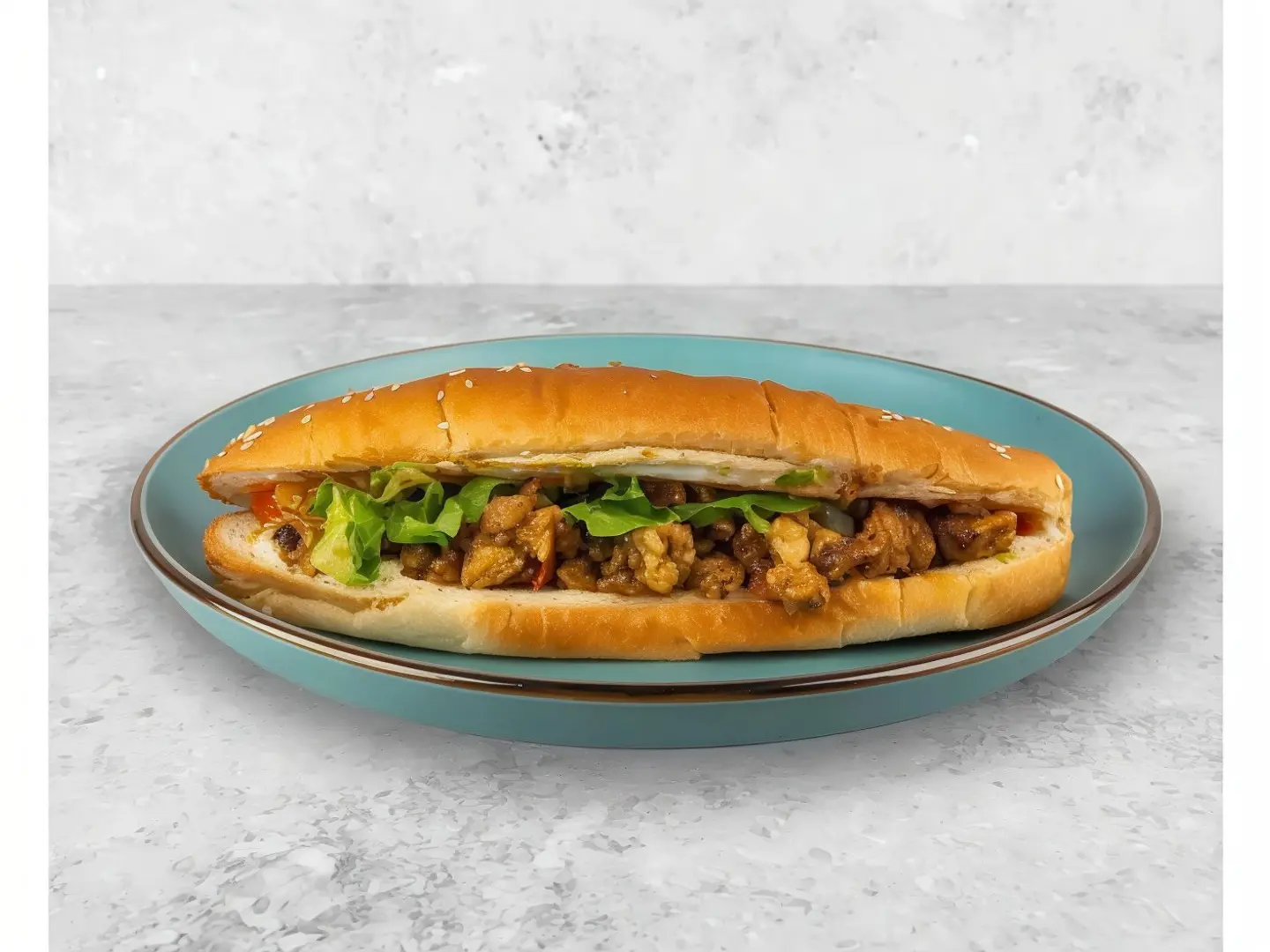 Meat Mugalgal Sandwich With Cheese