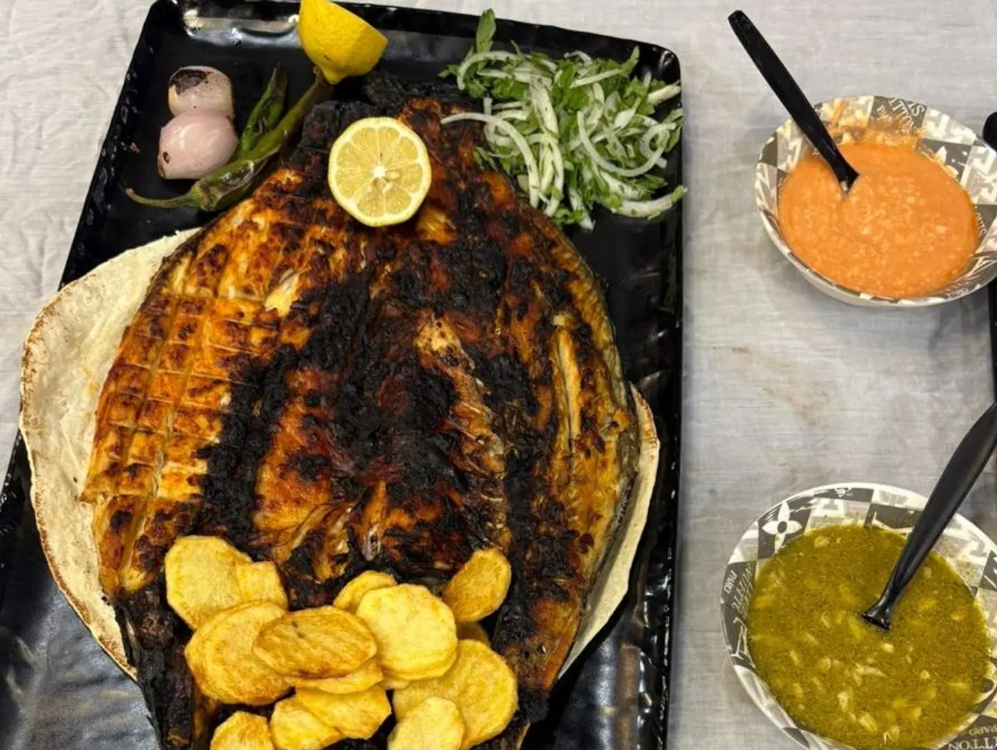 Freshly Grilled Fish