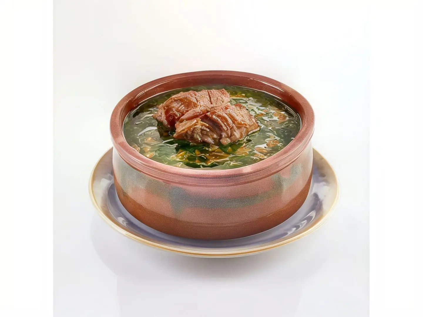 طاجن ملوخية مع لحم