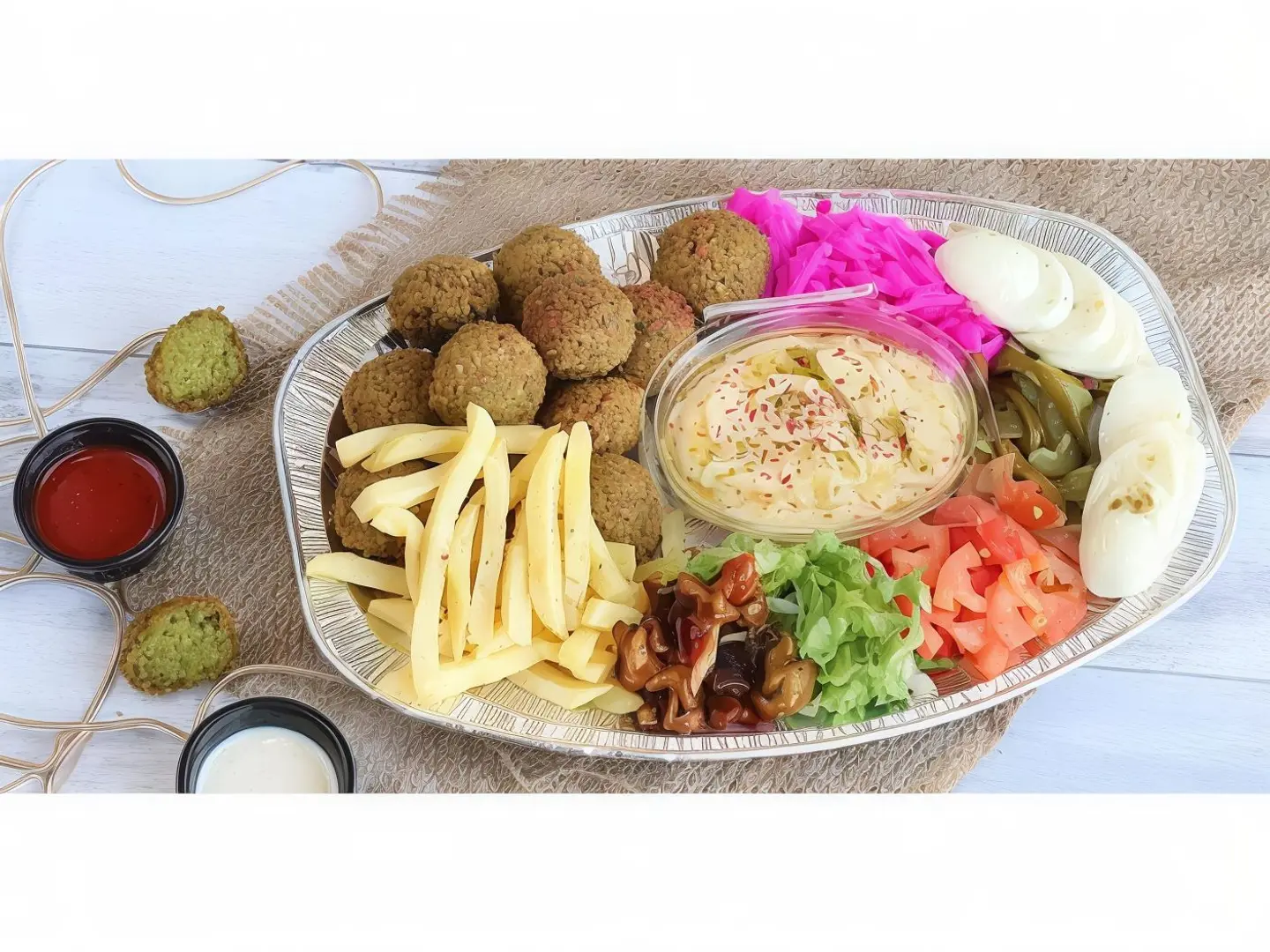 Mixed Falafel Plate