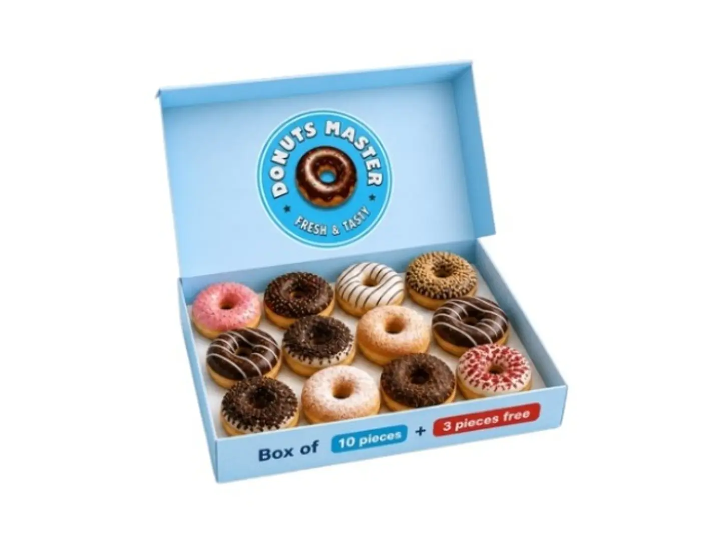 Box Of 10 Pieces + 3 Pieces Free