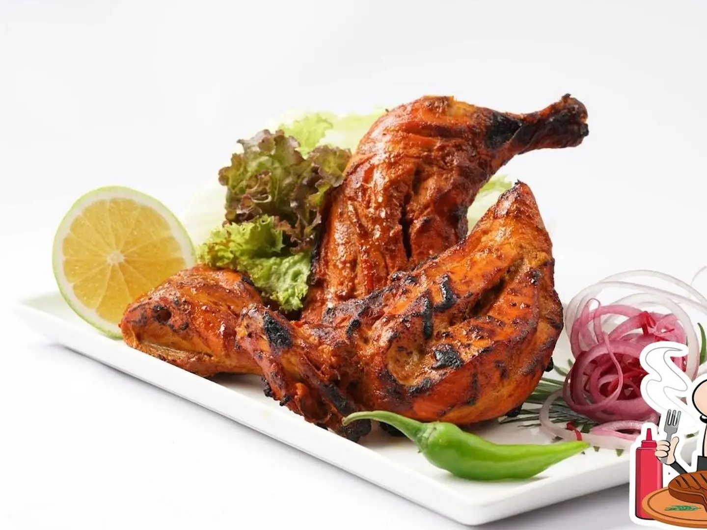 نص فحم مشوي
