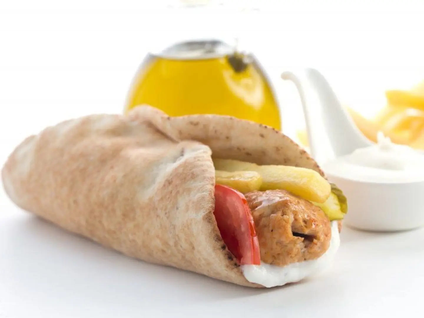كباب دجاج ساندويش