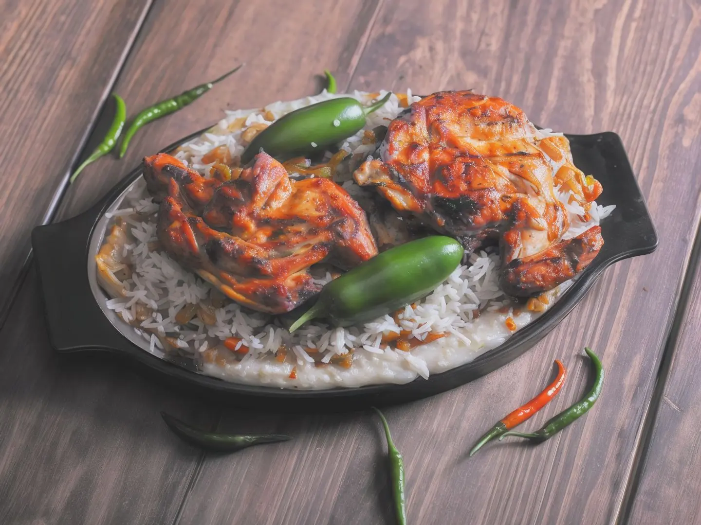 Half Mazbi Chicken With Rice