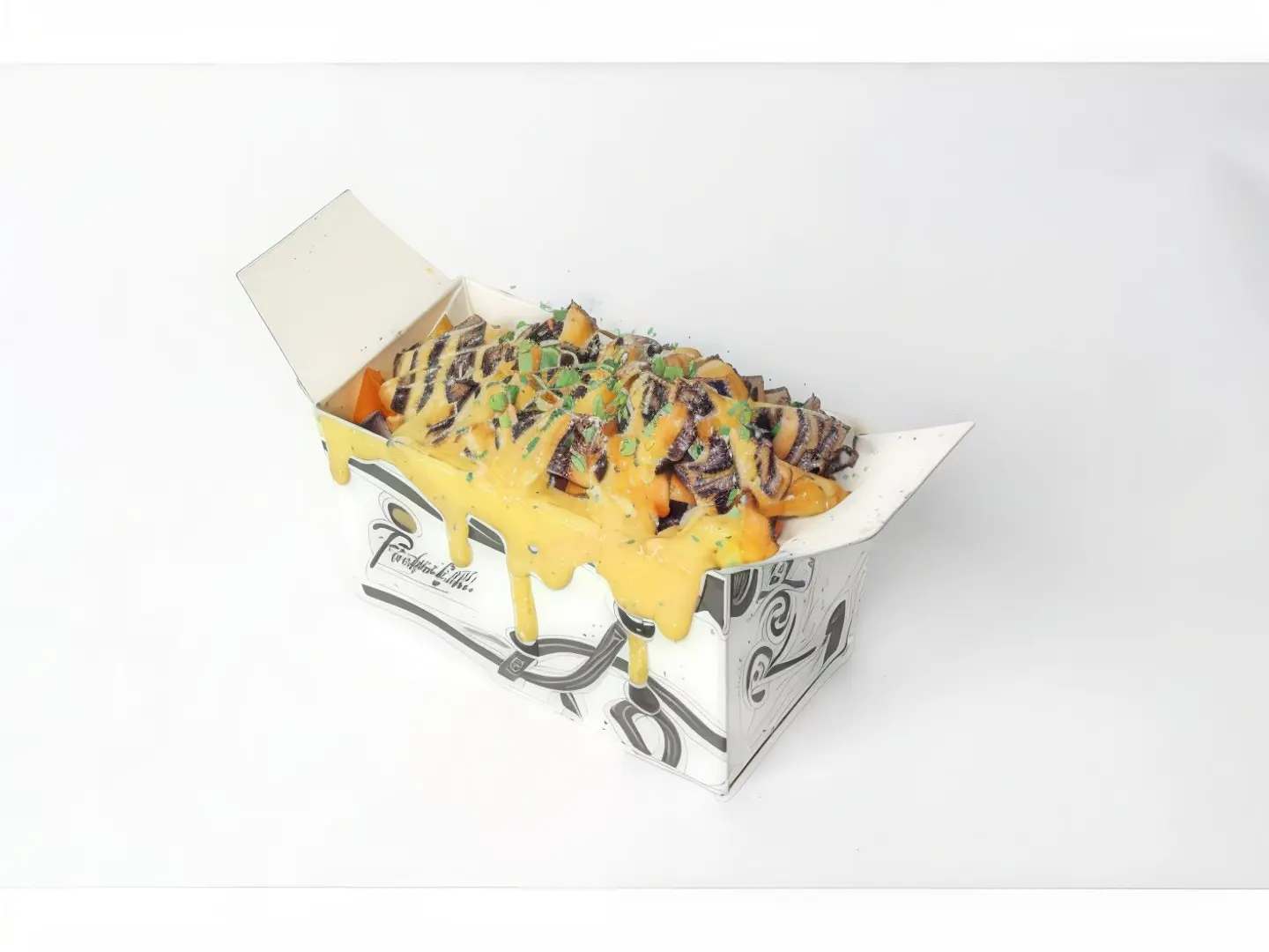 بطاطا الدايناميت باللحم المشوي