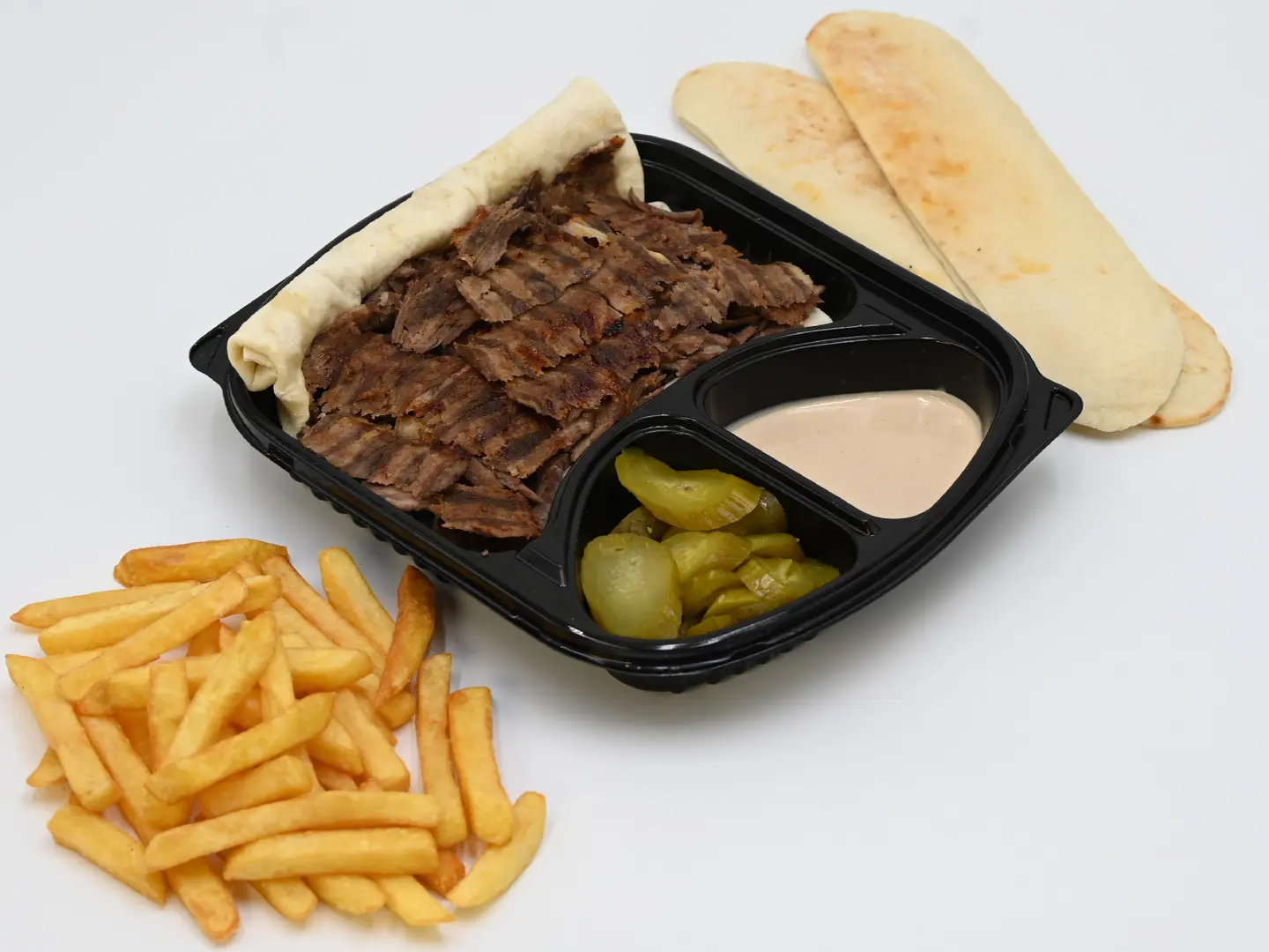 شرحات شاورما لحم