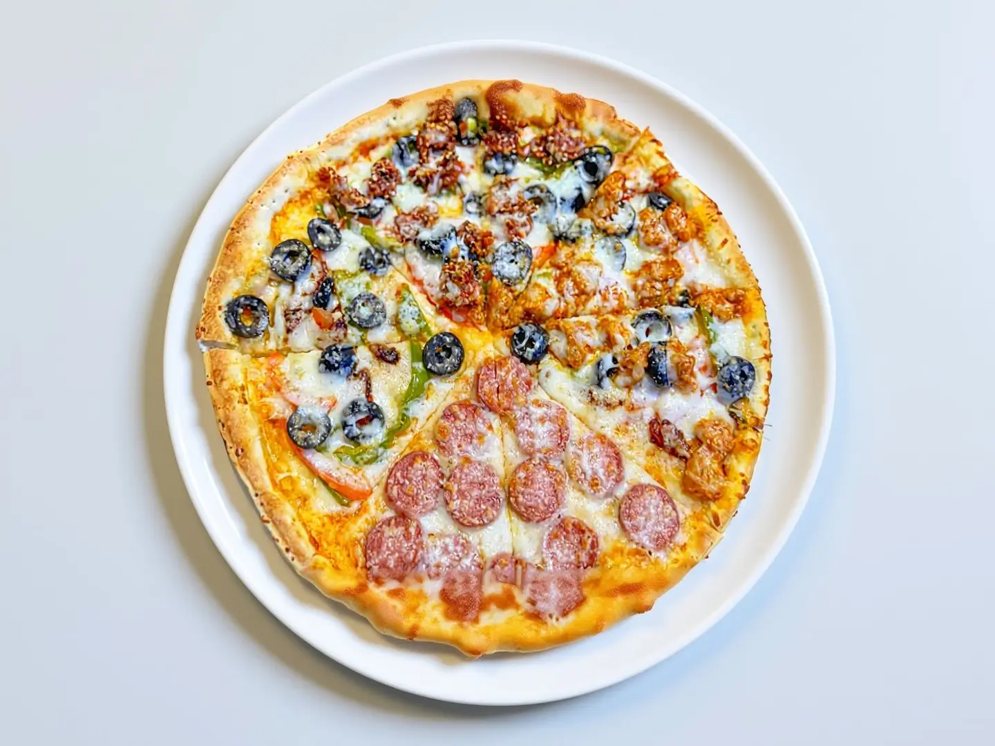 Small Four Seasons Pizza