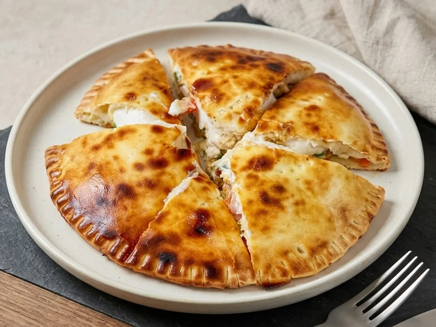 فطيرة فلافل بالجبنة