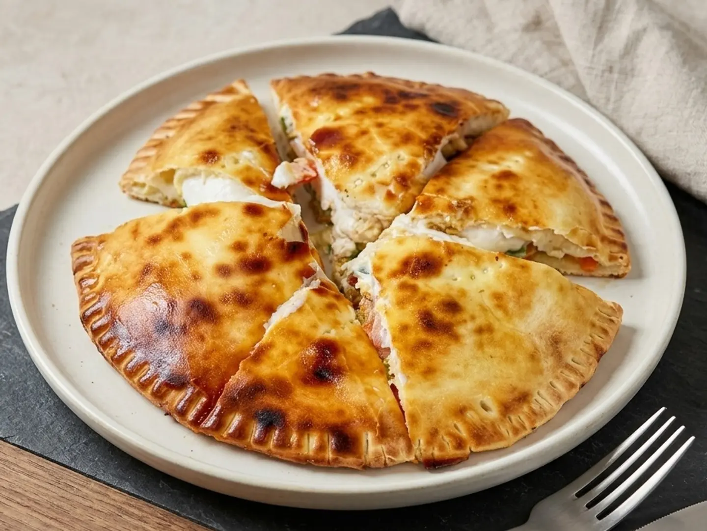 فطيرة فلافل مشكل