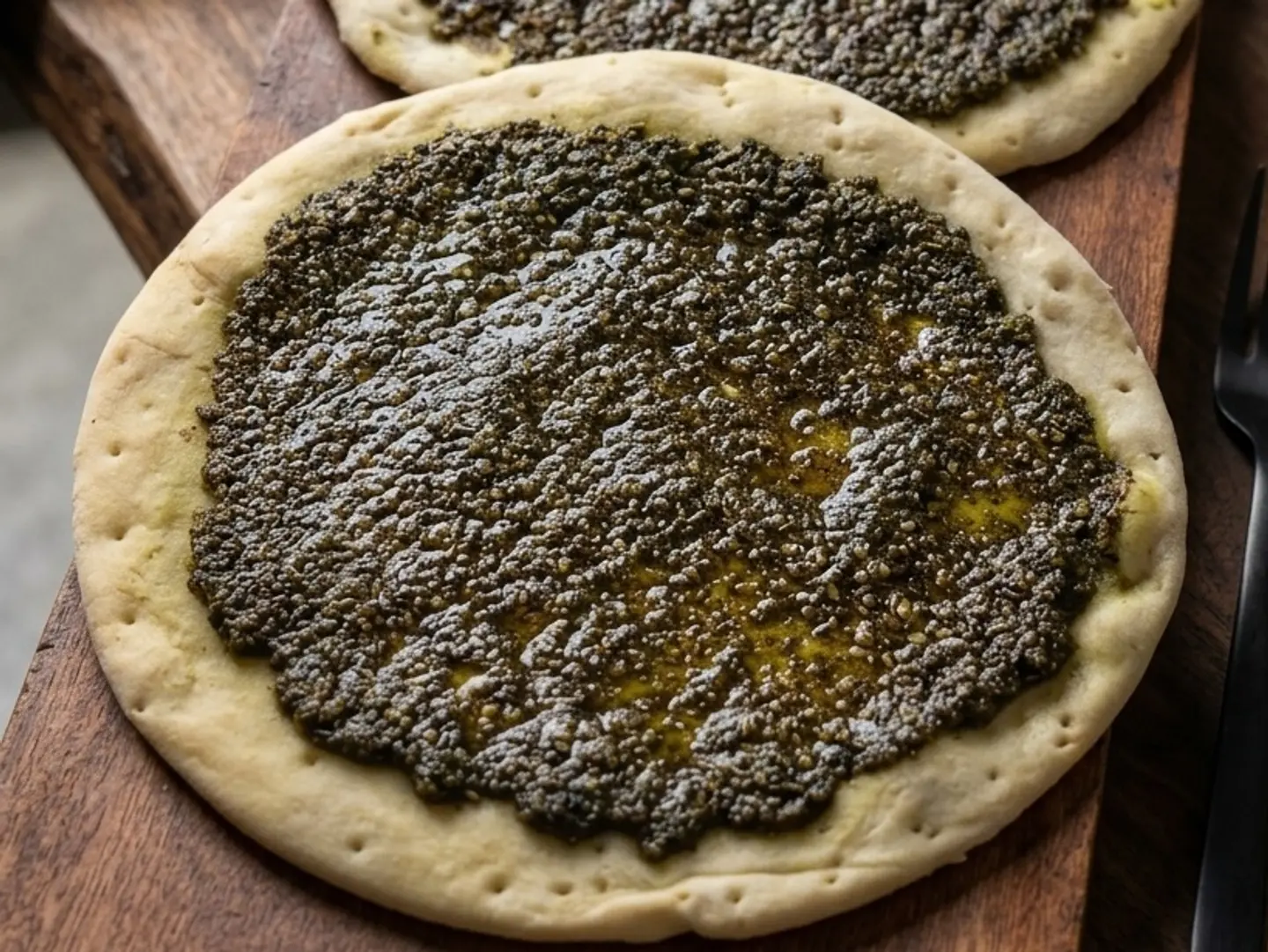 فطيرة زعتر سادة