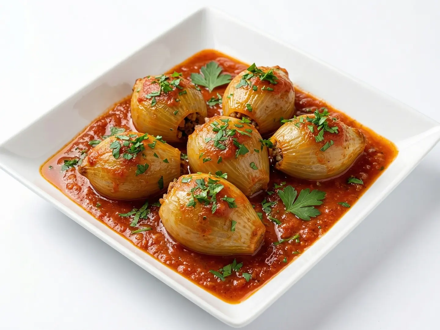 صحن البصل المحشي