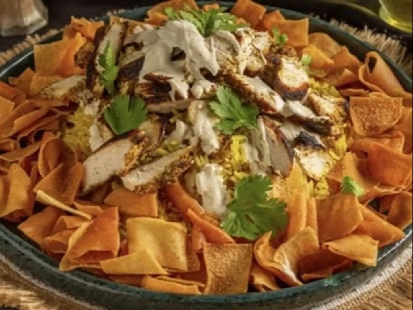 Chicken Shawarma Fatteh