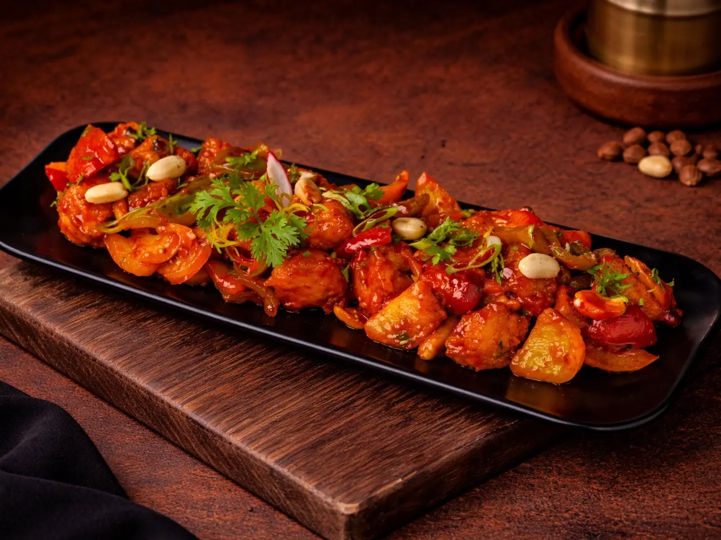 Diced Chicken With Cashew Nuts