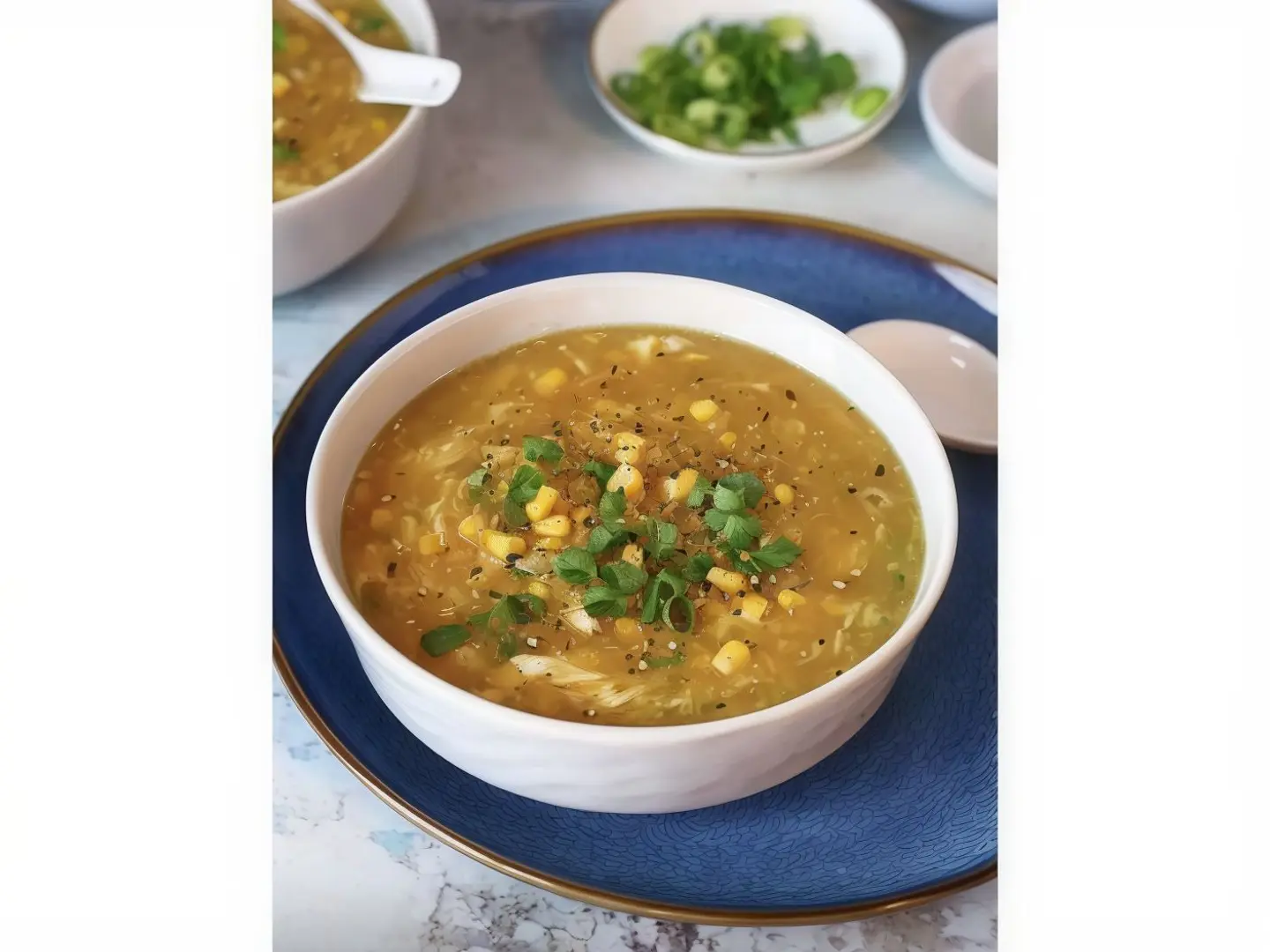 Sweet Corn Chicken Soup