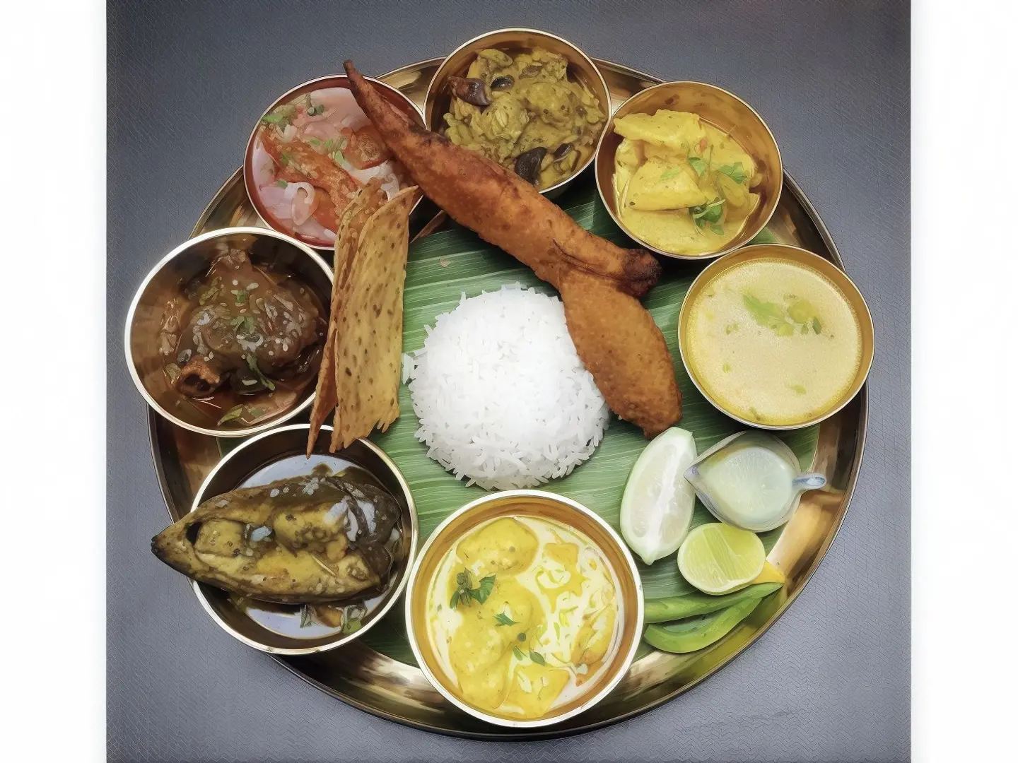 Fish Curry Thali Meals