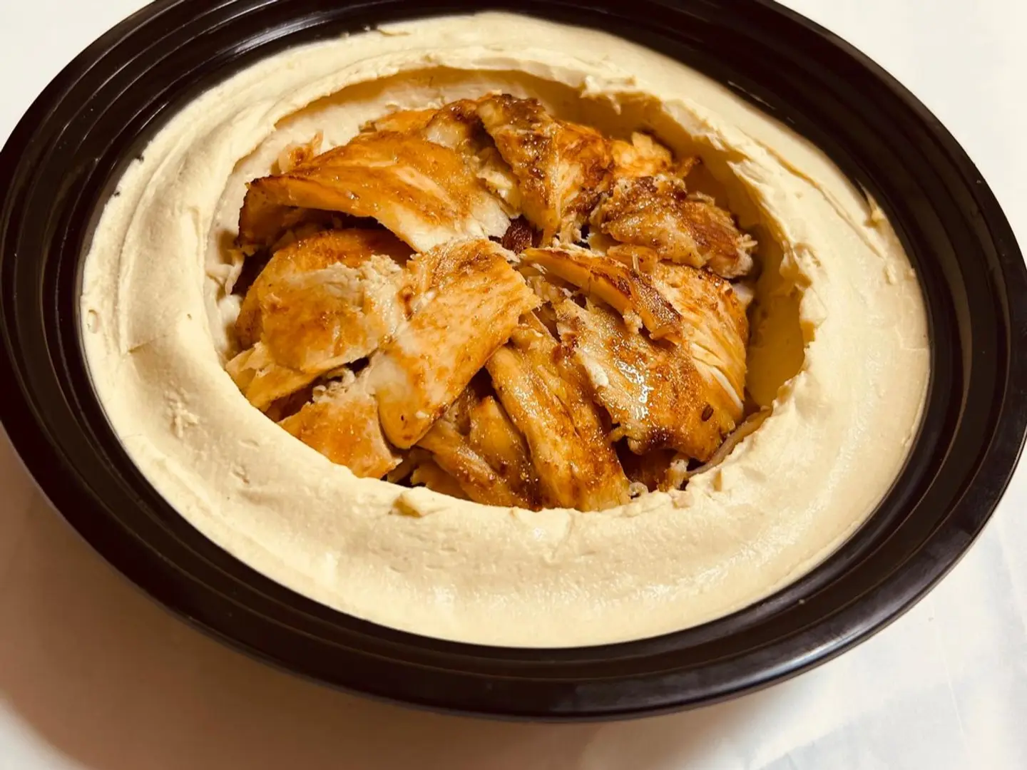 Chicken Shawarma With Hummus
