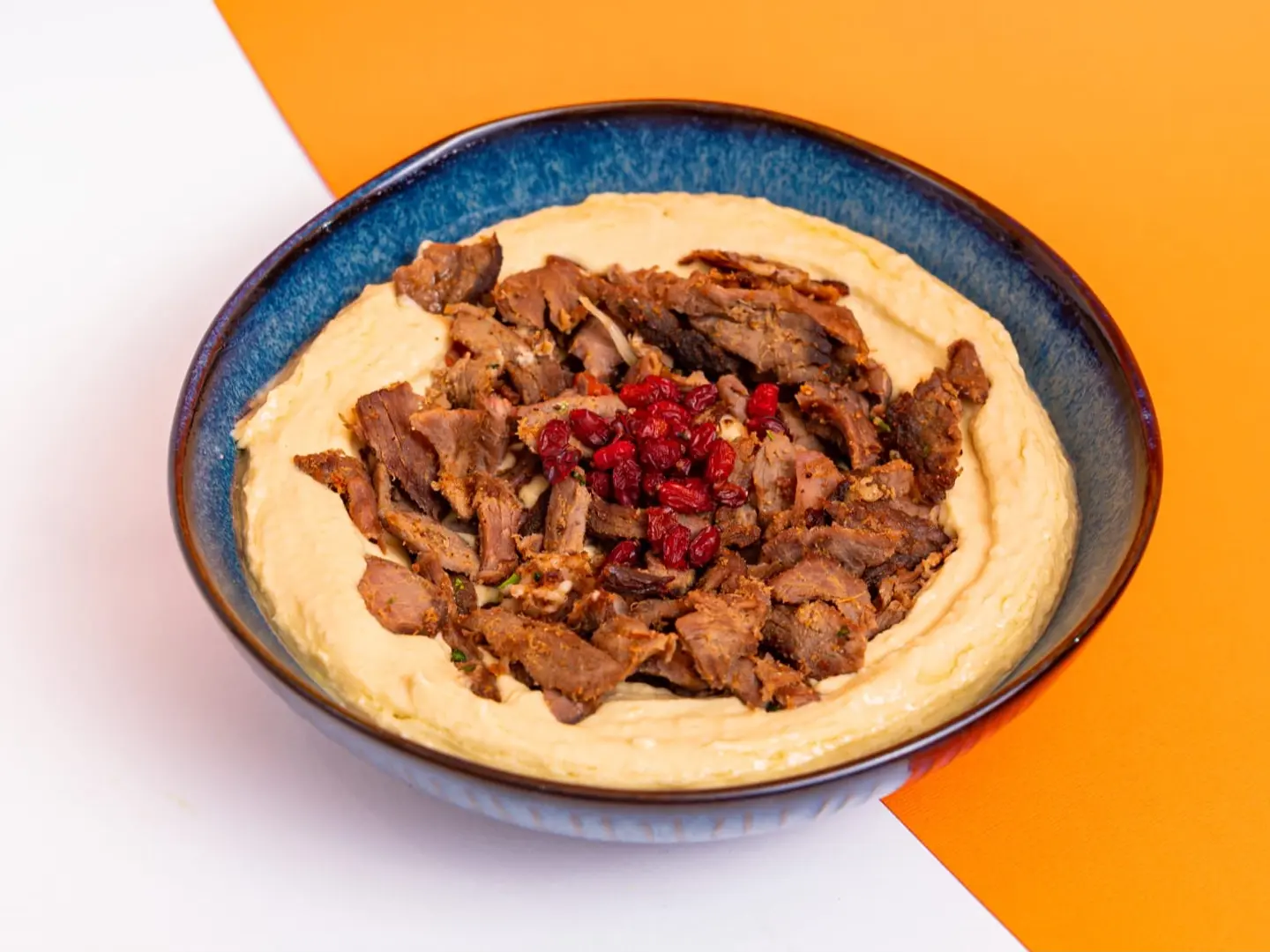 Meat Shawarma With Hummus