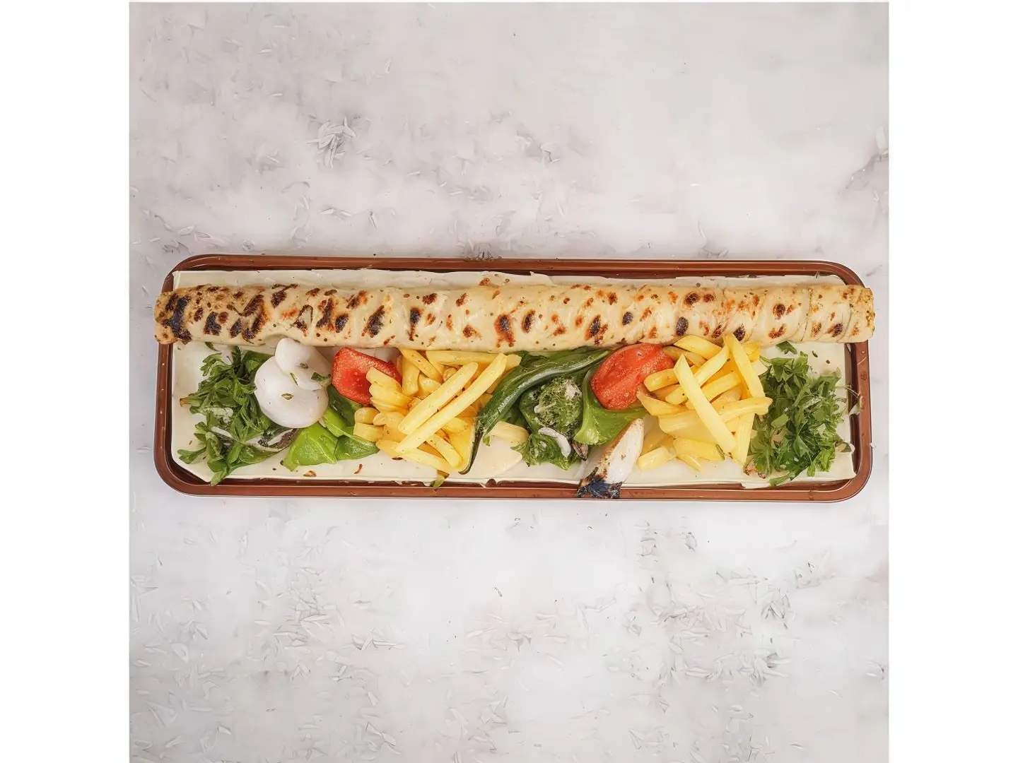 نصف متر مقرمش كباب