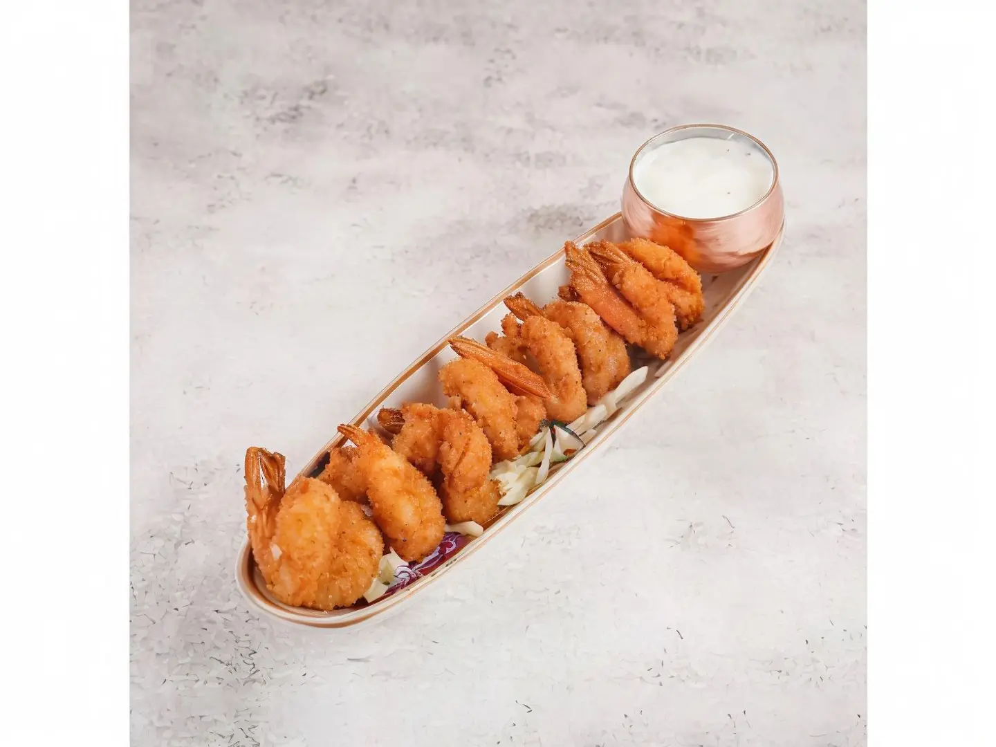 روبيان جوز الهند المقلي