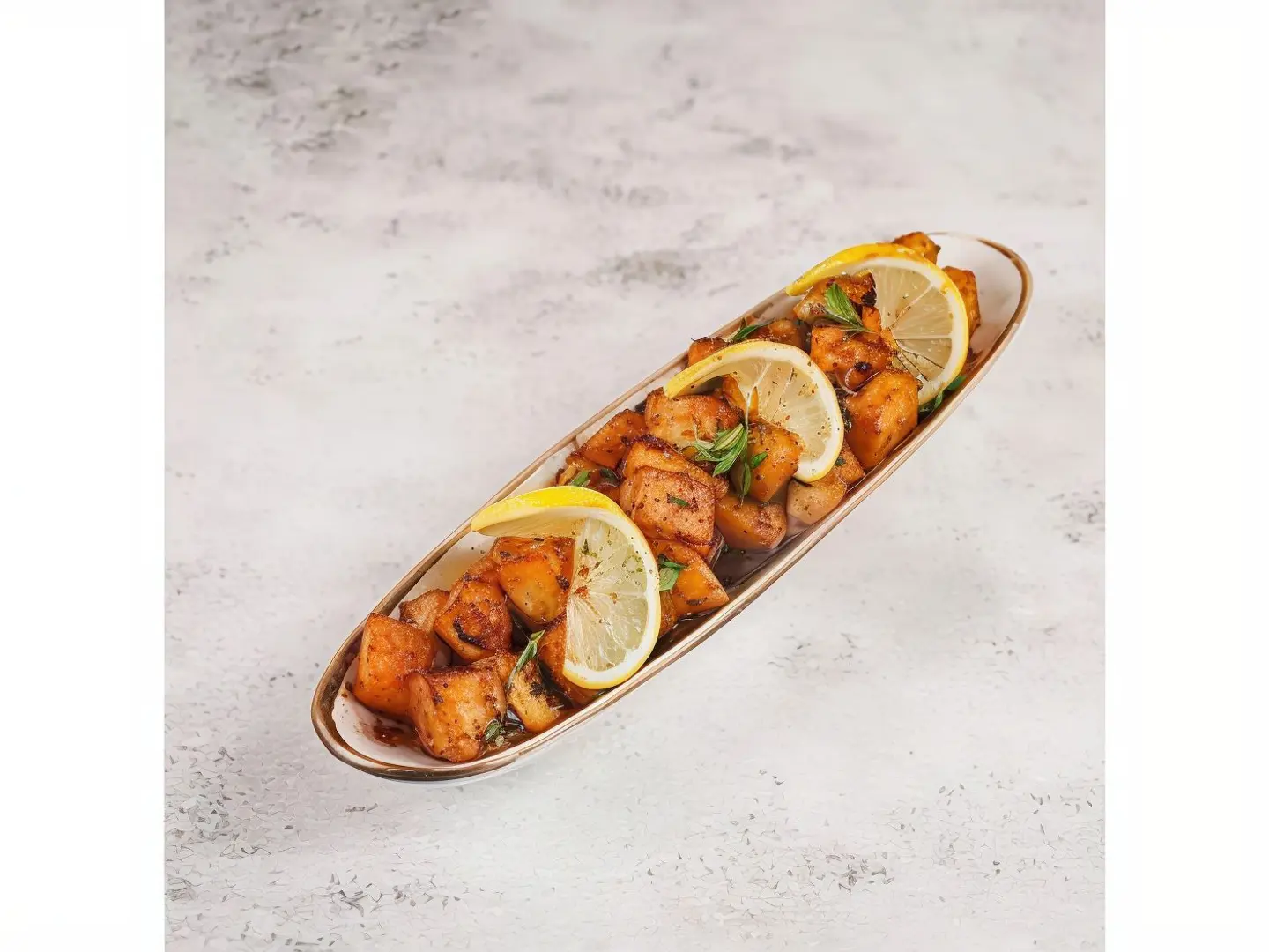 بطاطا مطفية بالاعشاب