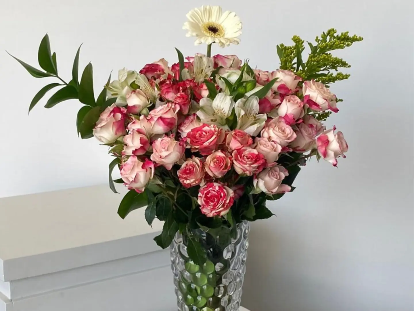 Natural Rose Vase 40