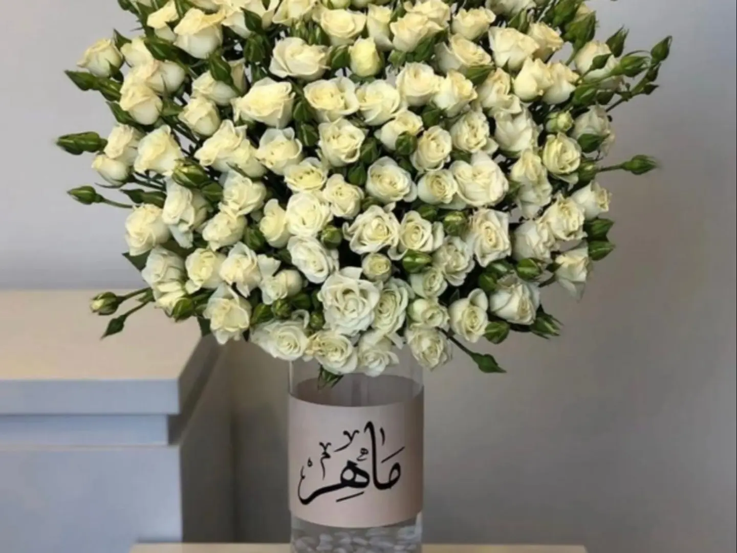 Natural Rose Vazza With Add Name 25