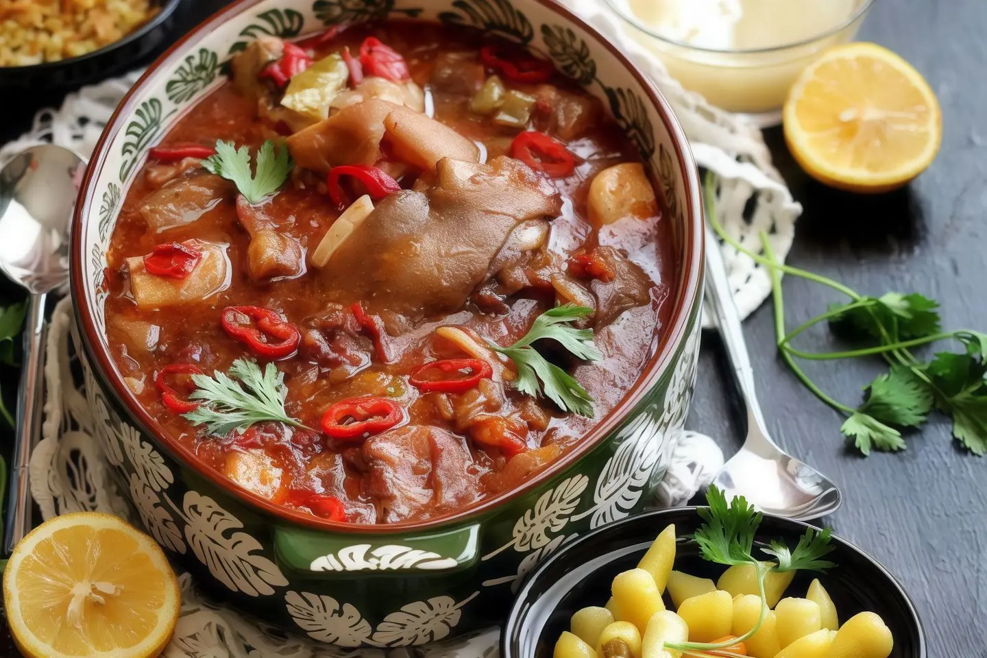 طاجن كوارع مخليه
