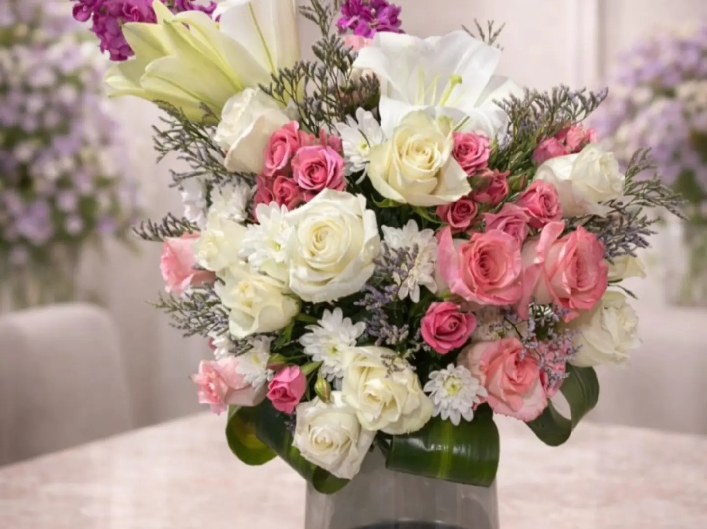 A Vase Full Of Flowers