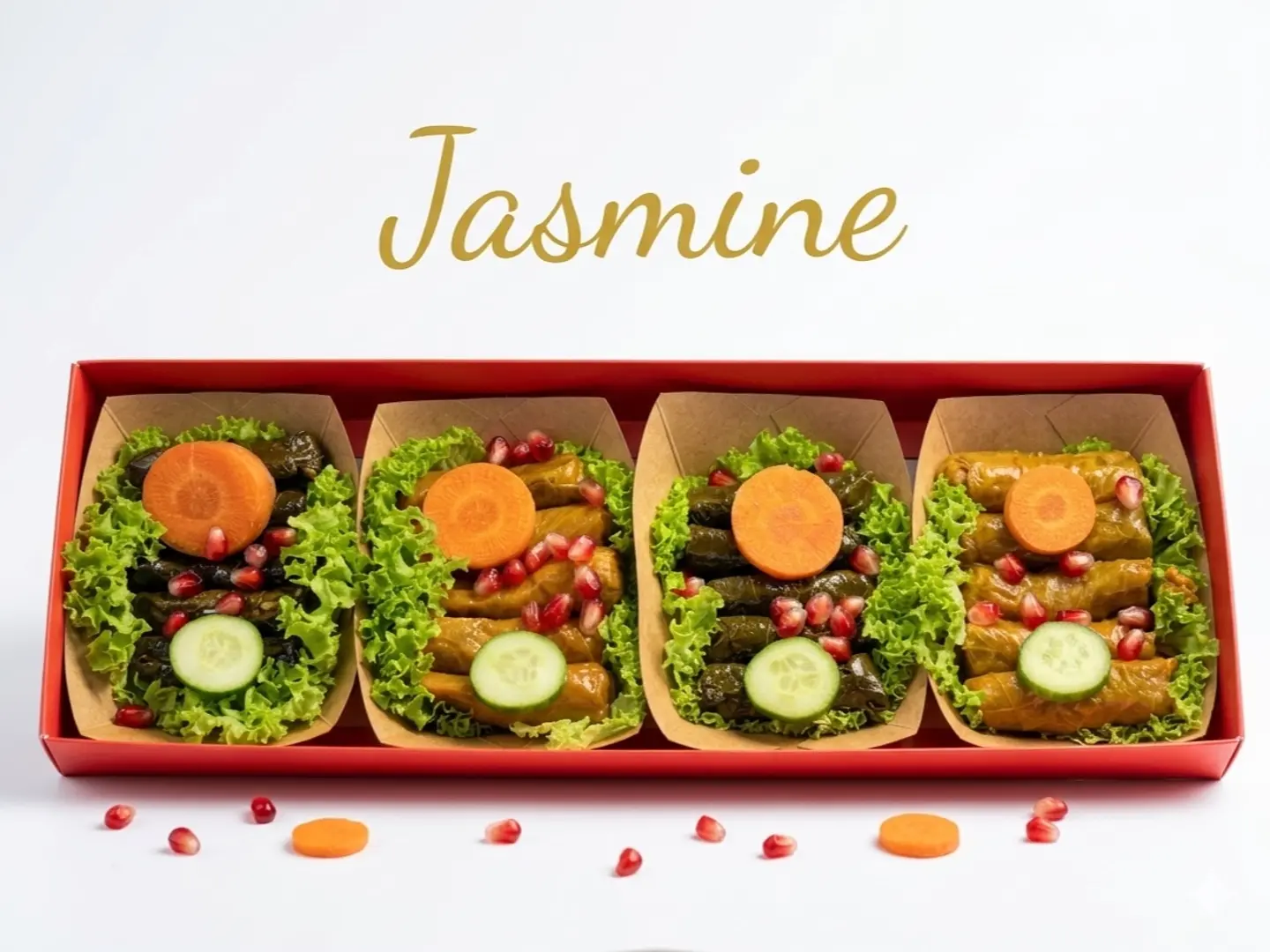 بوكس وسط ورق عنب و ملفوف