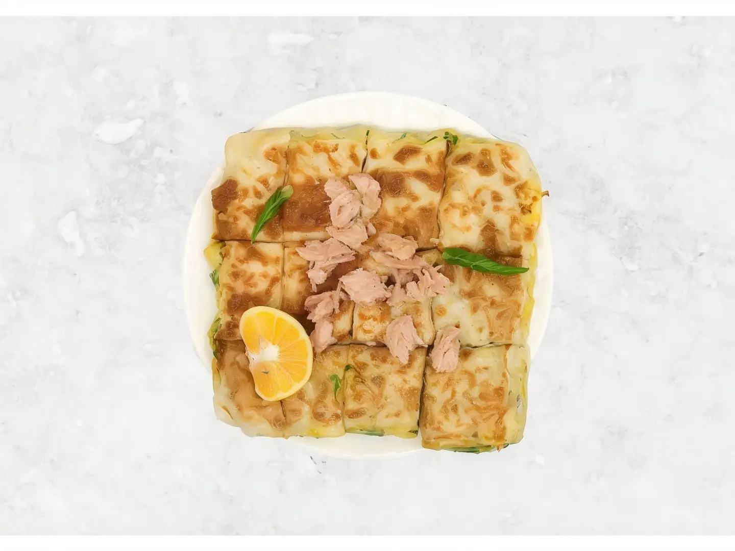 Tuna Mutabbak With Cheese