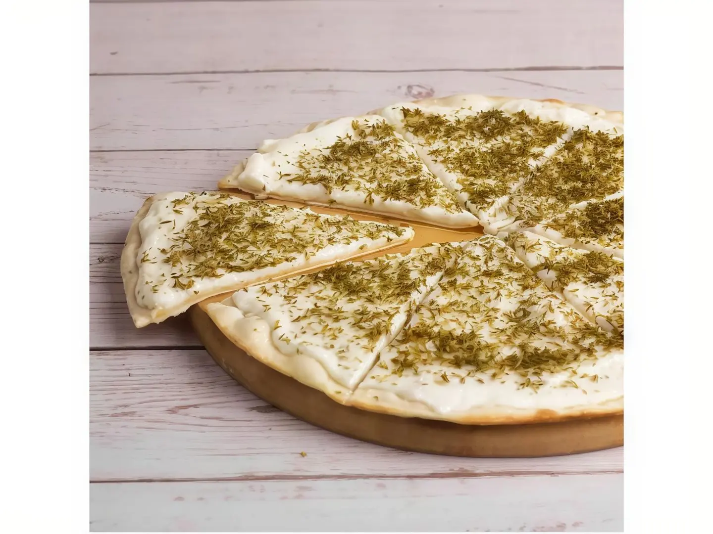 لبنه مع زعتر