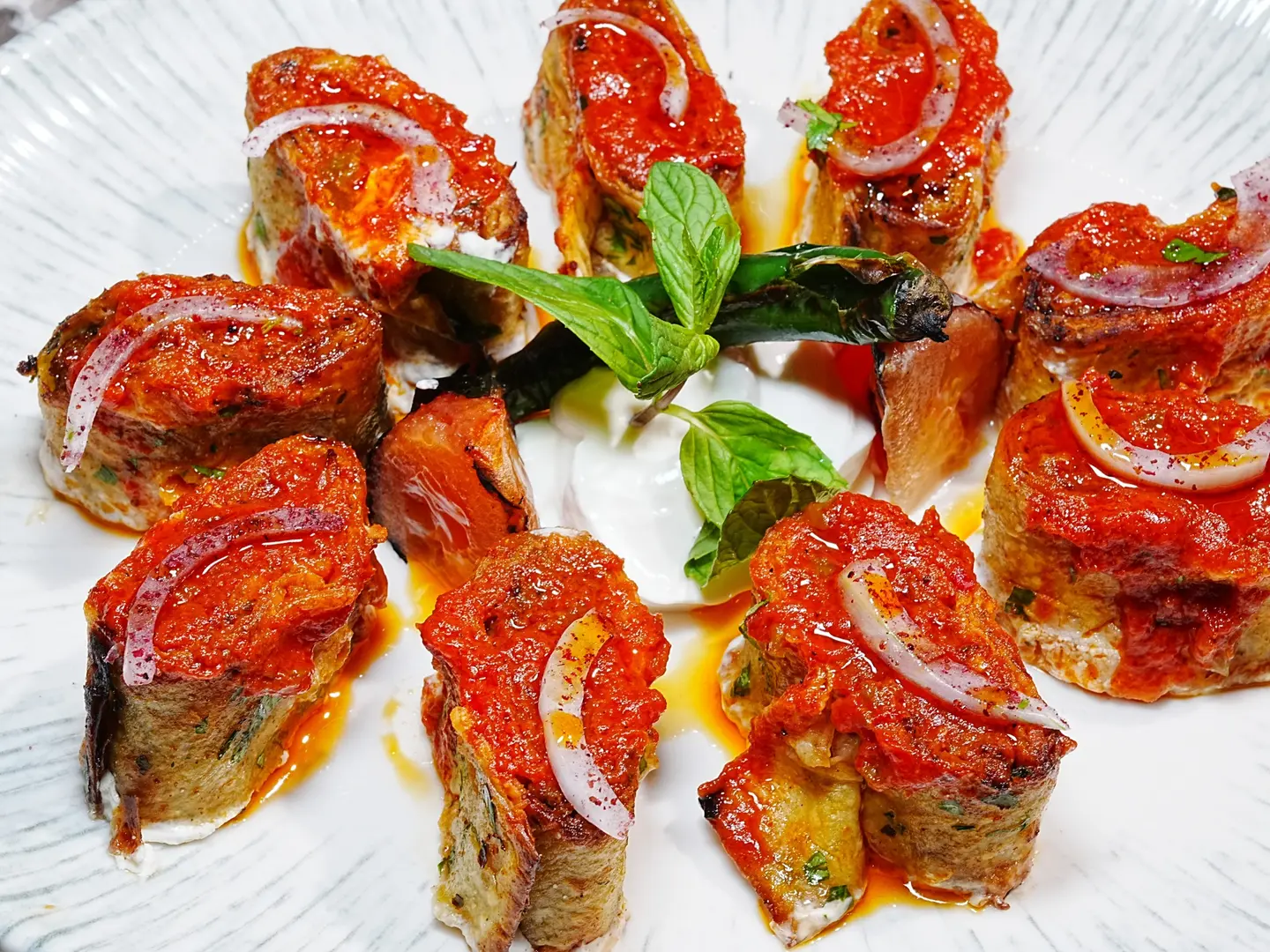 Beyti Kebap With Tomato Sauce