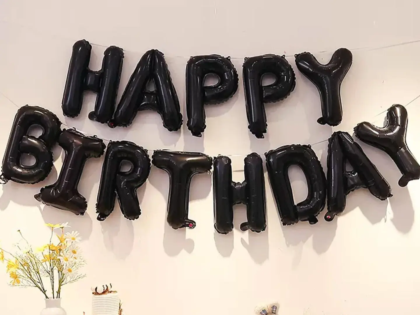 Happy Birthday Balloons   Regular Inflation