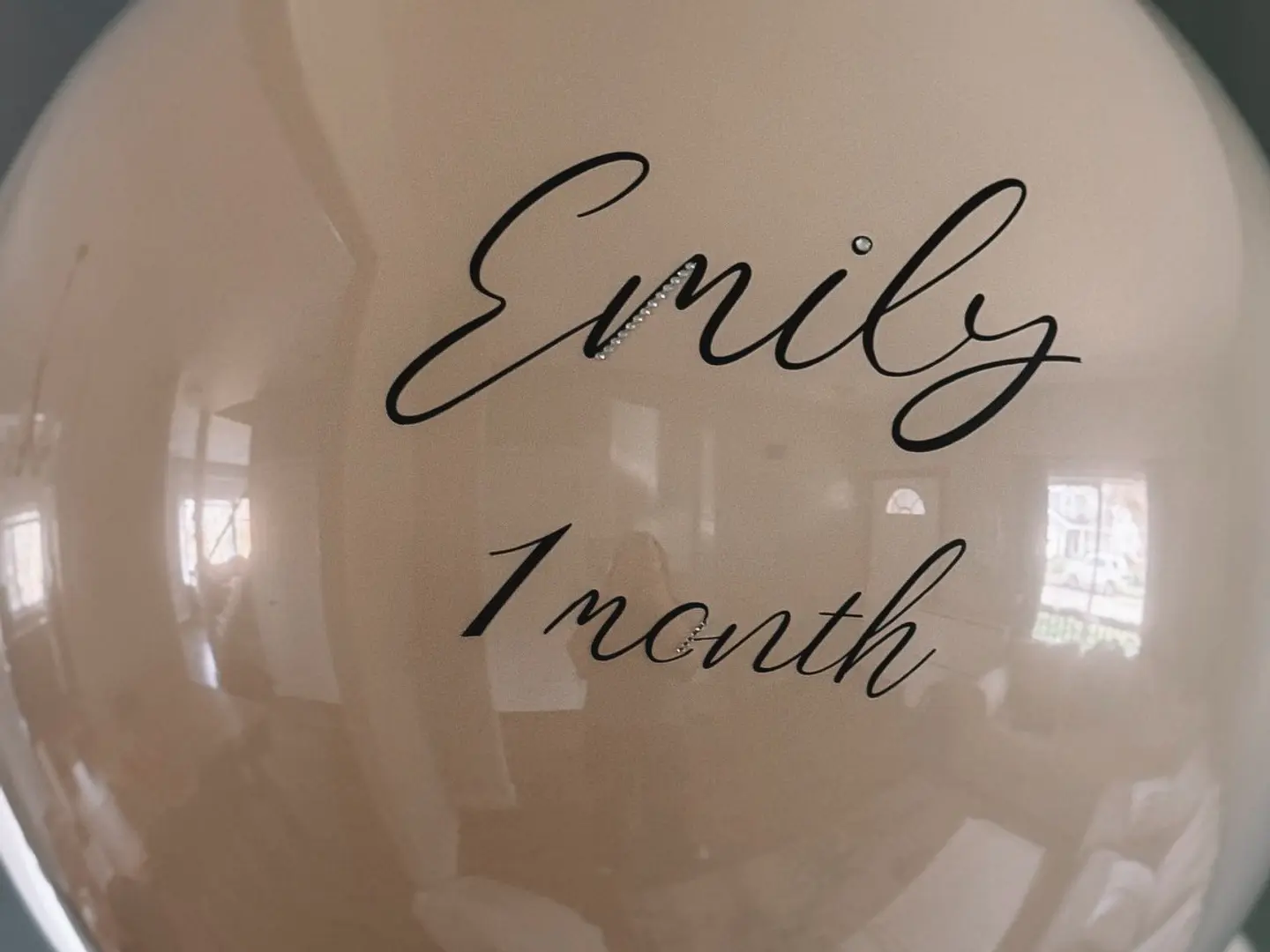 Helium Balloon With Printed Words