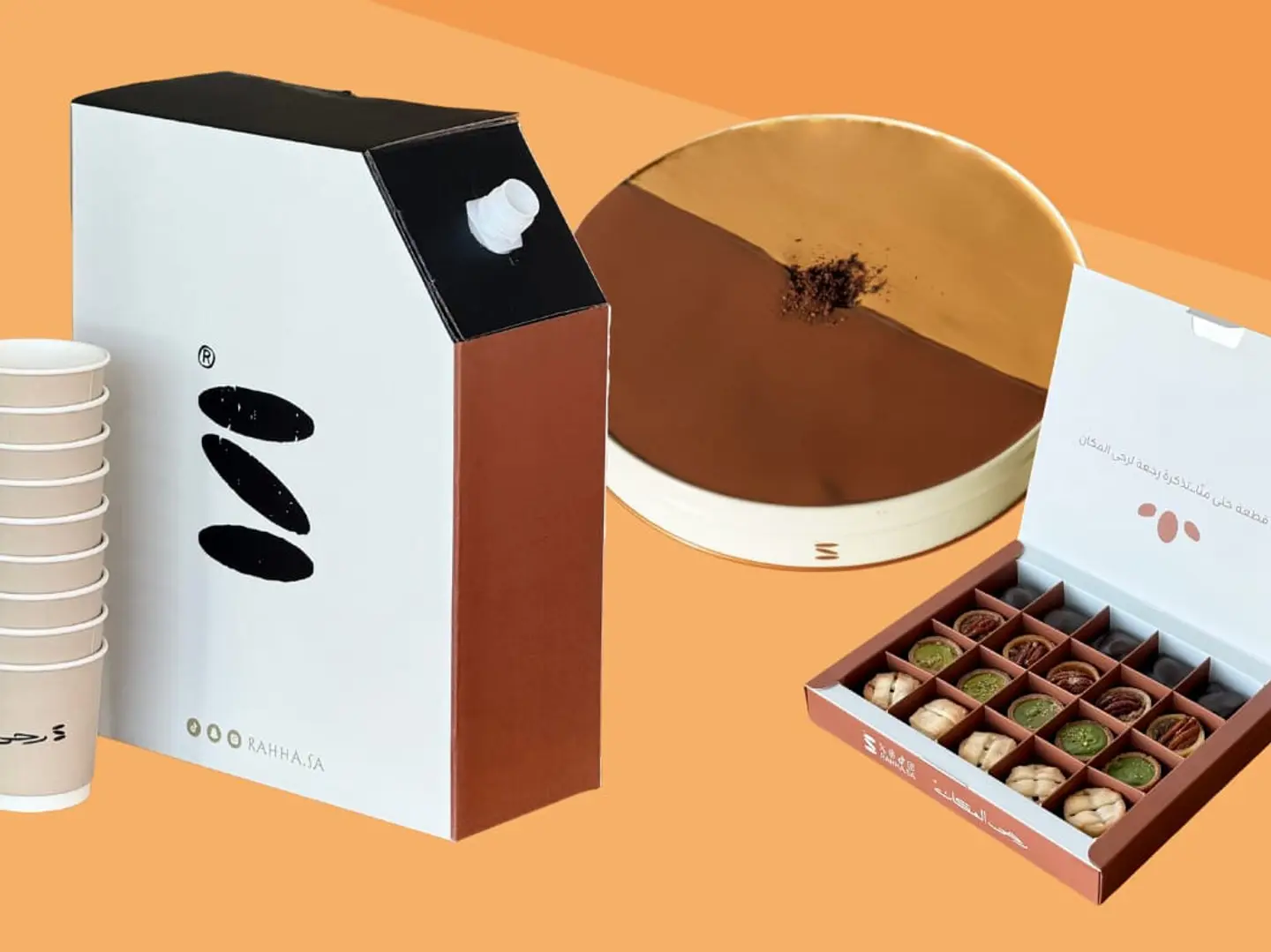 بوكس ميكس 20 قطعه مع تغميسة شوكلت عائلي مع جيك قهوة 2 لتر