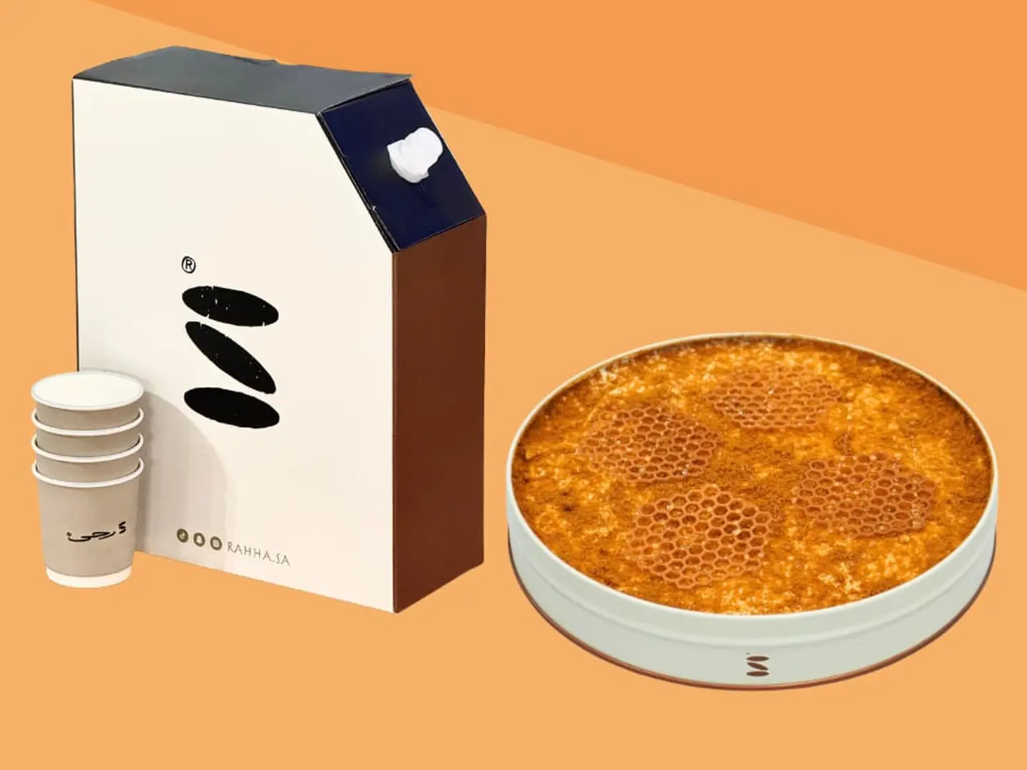 كيك العسل العائلي مع جيك قهوة 1 لتر برازيلي