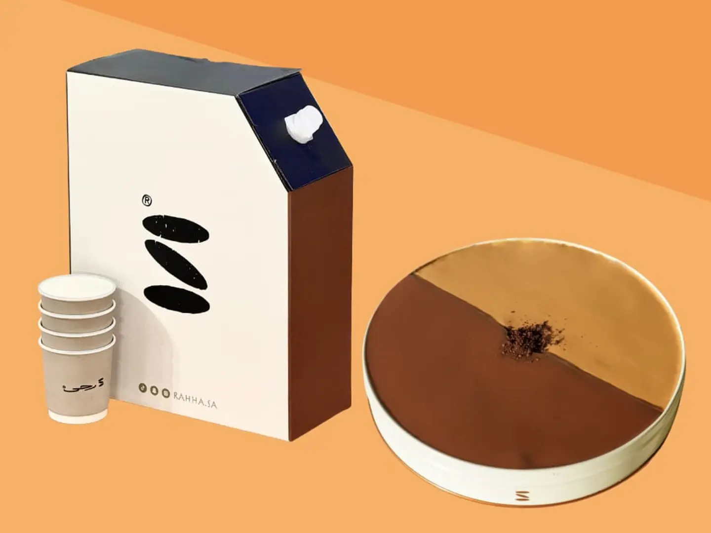 تغميسة شوكلت عائلي مع جيك قهوة 1 لتر برازيلي