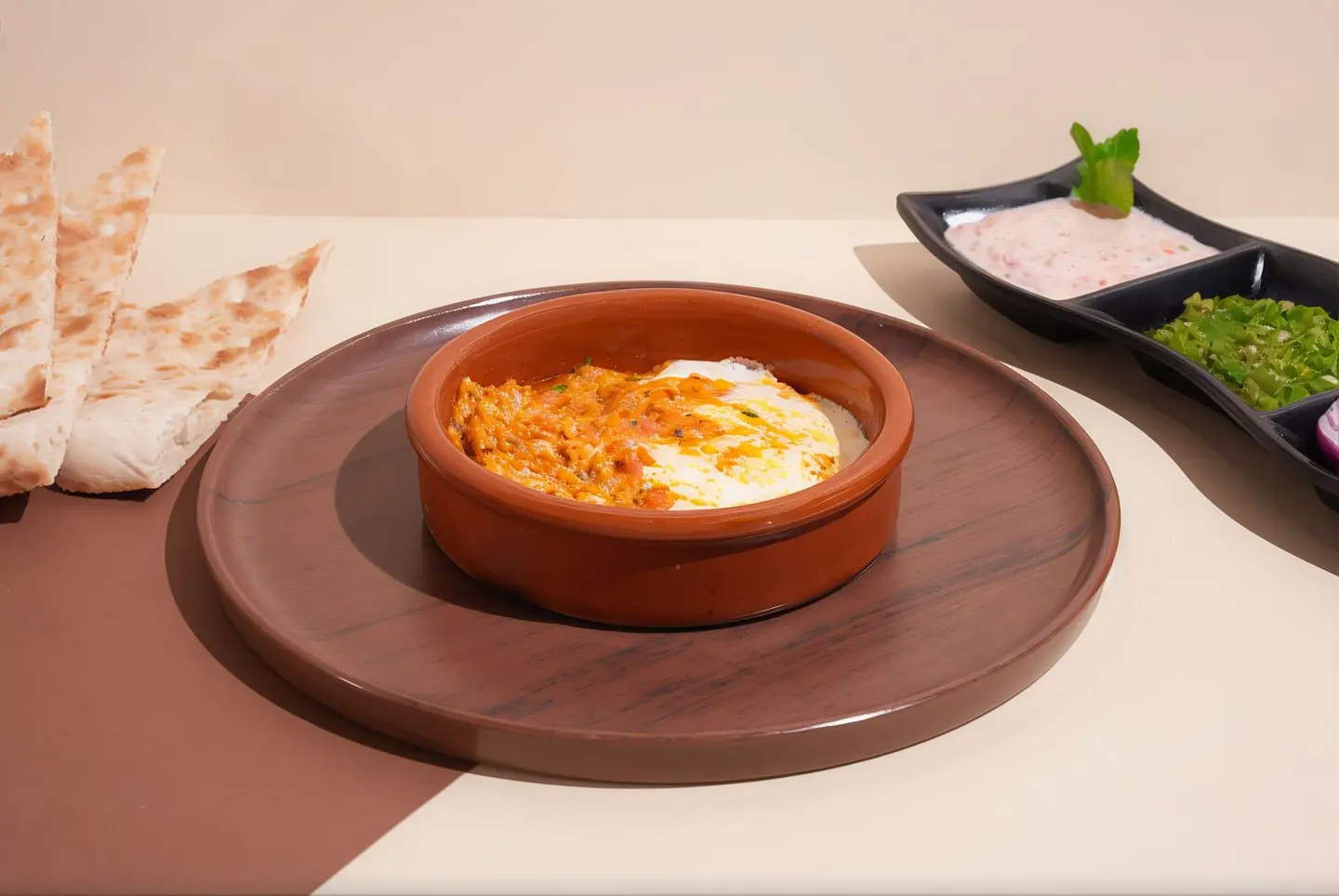 Shakshouka With Creamy Cheese