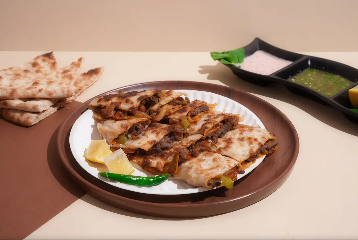 Mutabbak Liver With Ground Beef