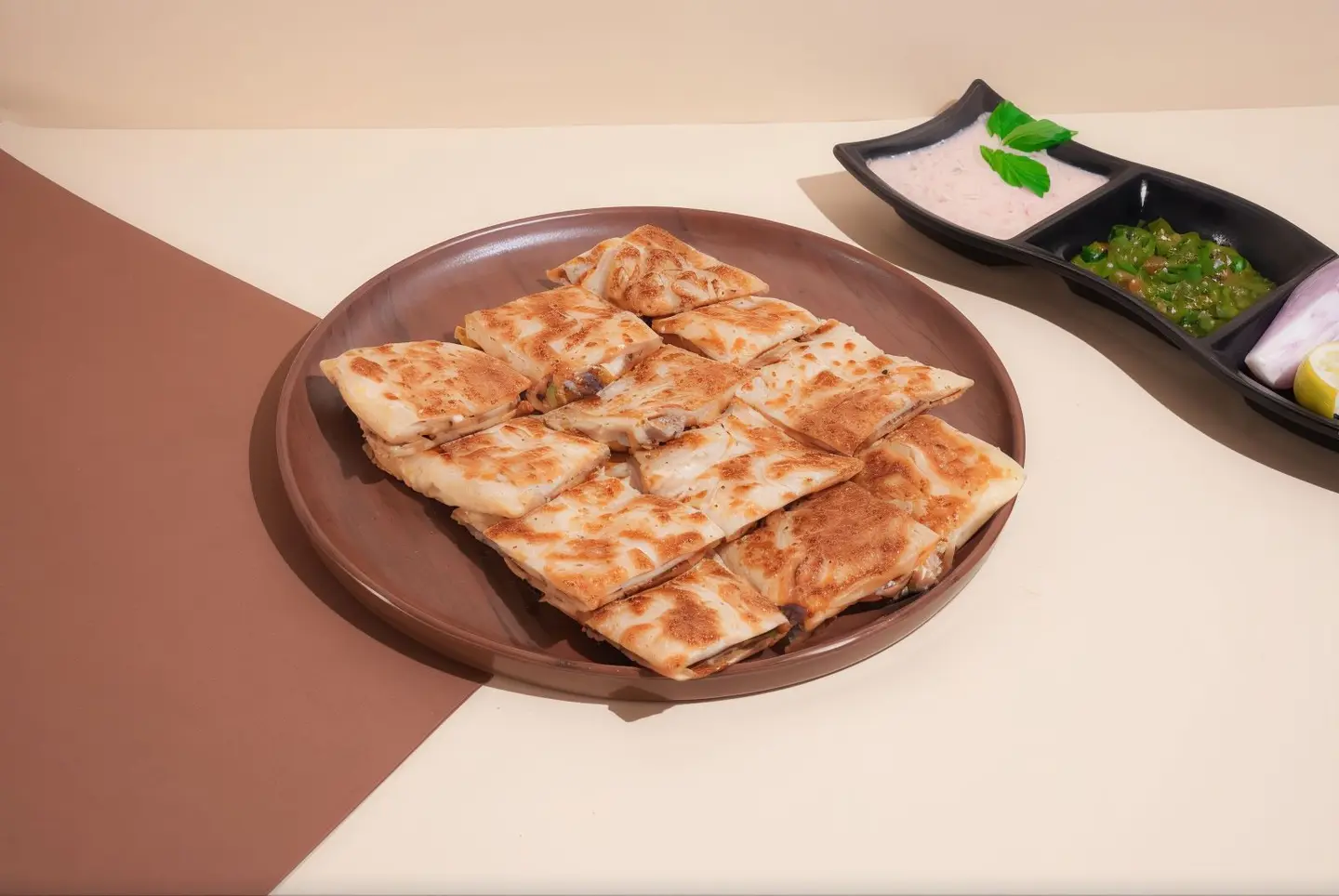 Mutabbak With Chicken And Cheese