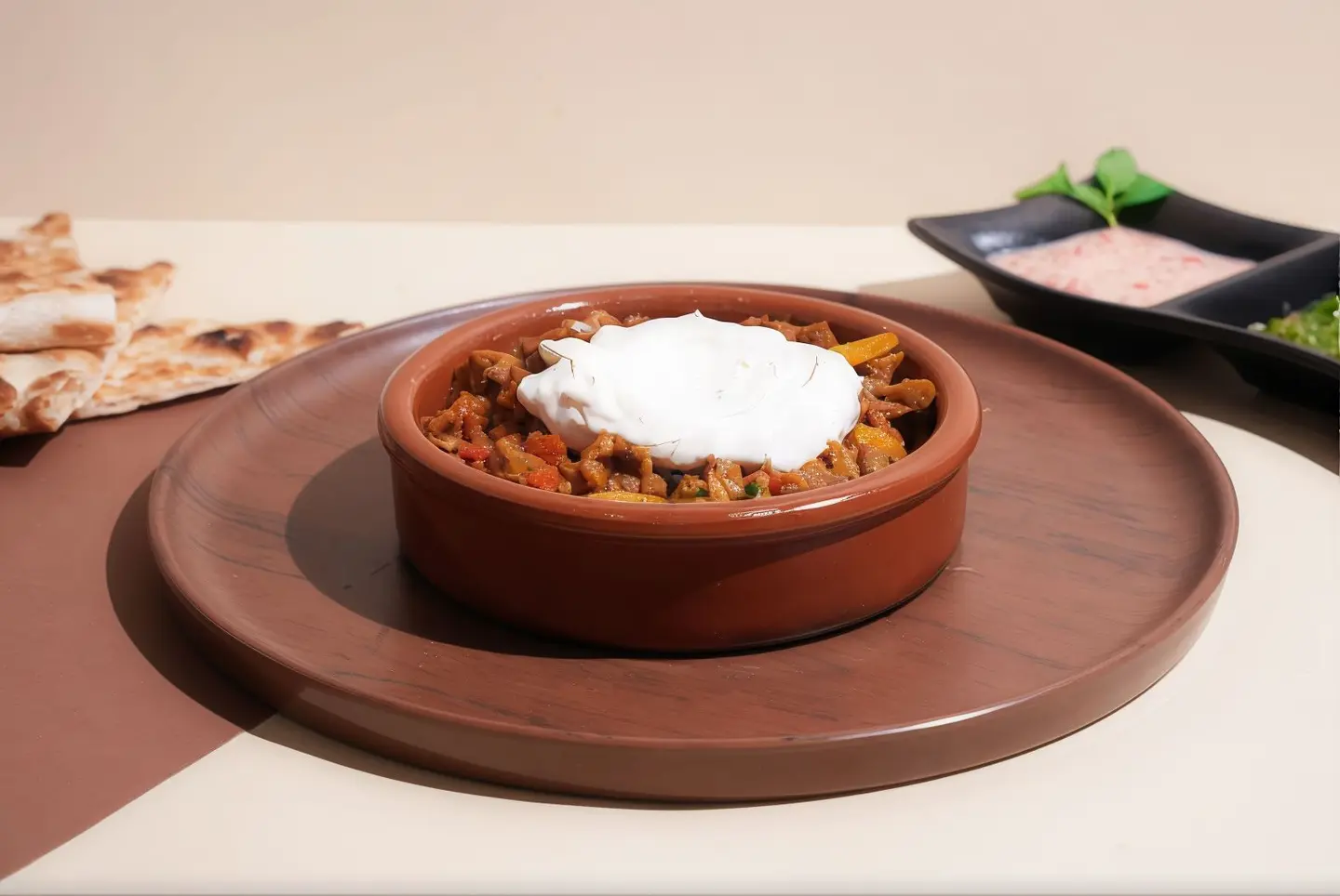 Beef Mgalgal With Creamy Cheese