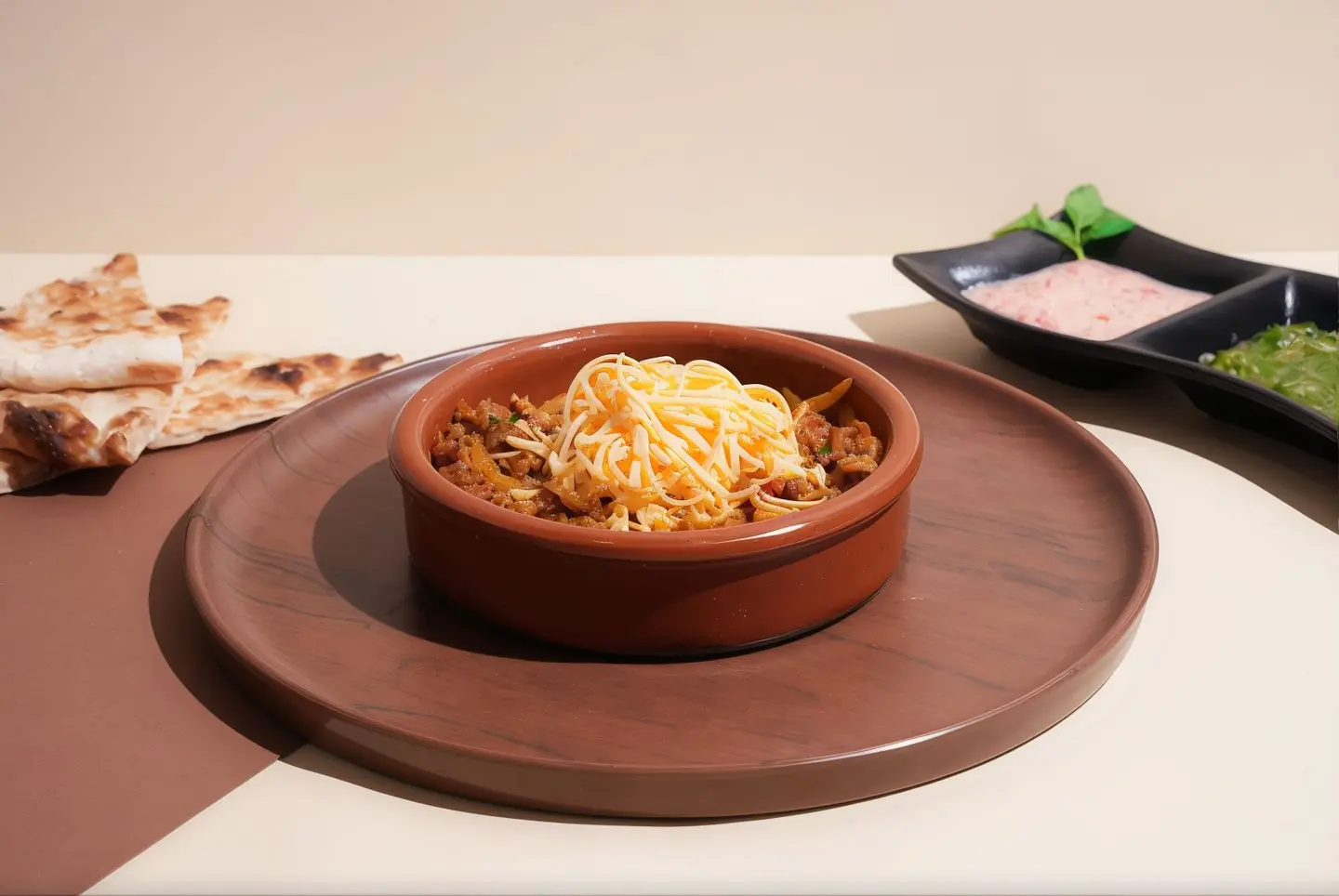 Beef Mgalgal With Cheddar Cheese